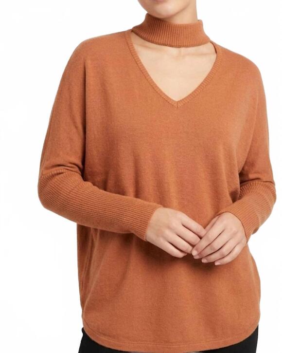 BE STAGE Sweaters - NEW BE STAGE oversized high neck sweater in orange brown